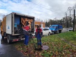 Рейд по очистке канализационных сетей