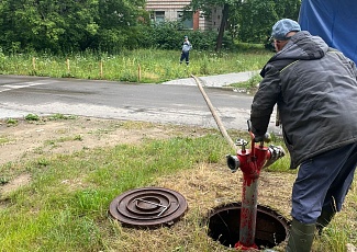 В Монино завершился очередной этап промывки сетей ХВС