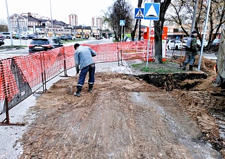 Ремонтные работы у ТЦ "Этажи" в Щелково завершены
