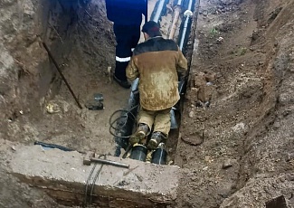 Ремонт трубопровода ГВС в Монино завершен
