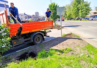 У ТЦ "Этажи" в Щелково провели благоустройство