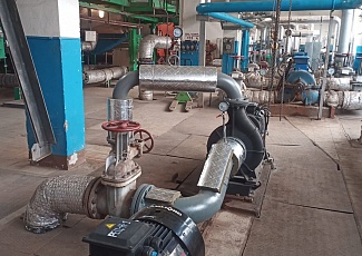 Новые насосы на котельной №2 в Монино