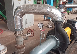 Новые насосы на котельной №2 в Монино